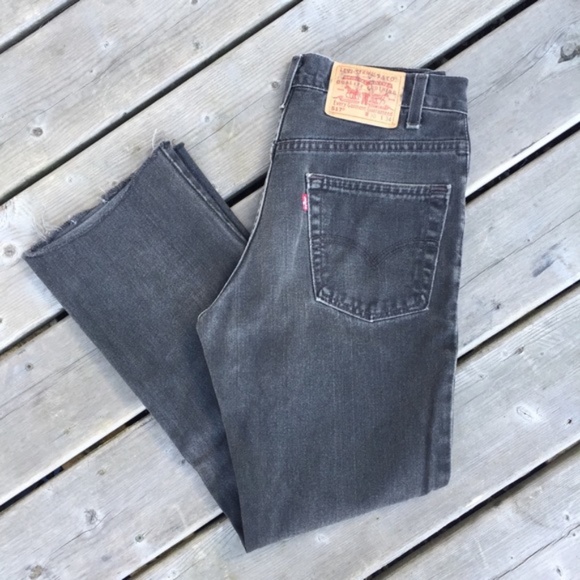 Vintage Levi’s Crop Flare Jeans USA Made Size 29 - Picture 11 of 14